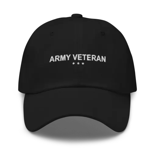 Army Veteran Tonal Cap — Black