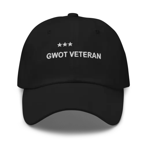 GWOT With Stars Army Cap — Black