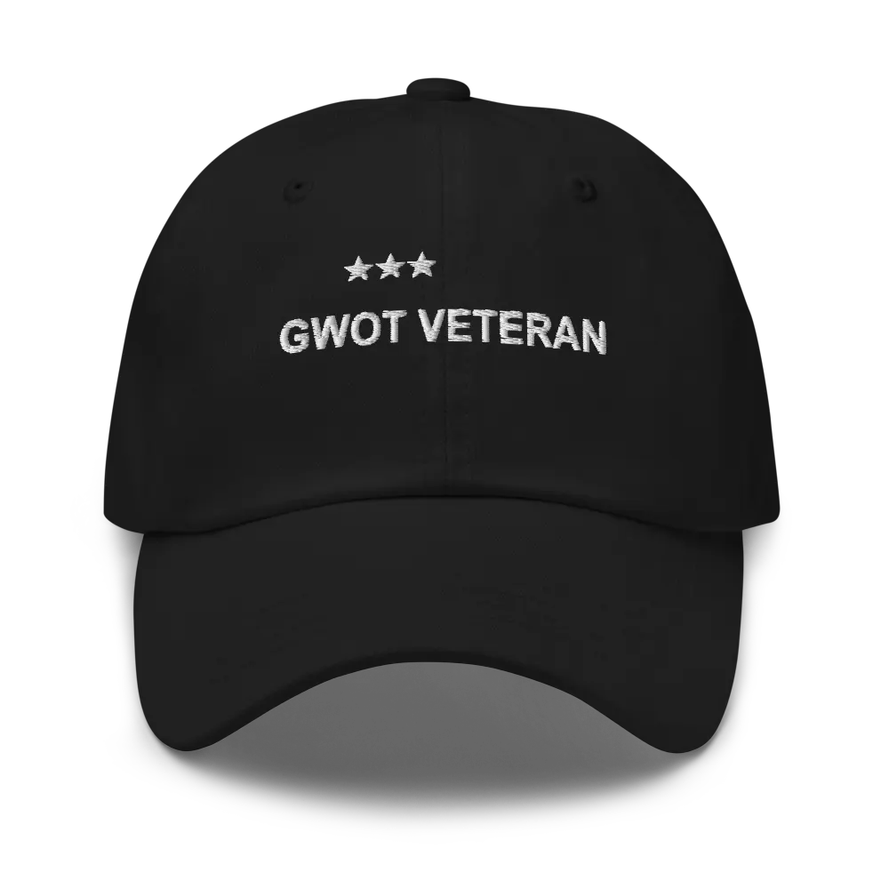 GWOT With Stars Army Cap — Black