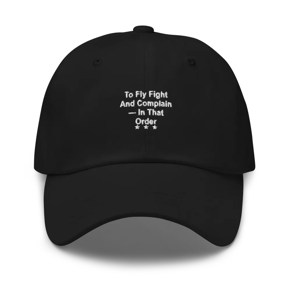 In That Order Cap — Black