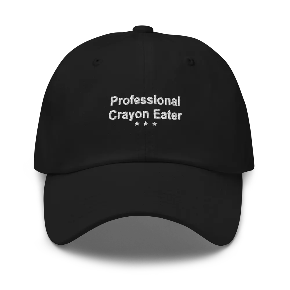 Professional Crayon Eater Cap — Black