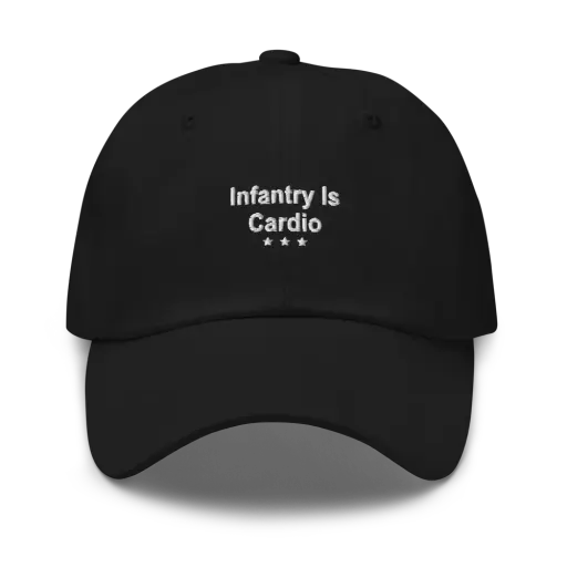 Infantry Is Cardio Cap — Black