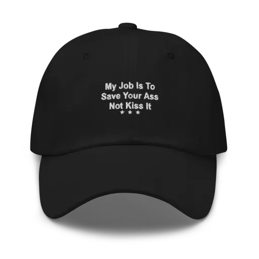 Save Your Ass Cap — Black