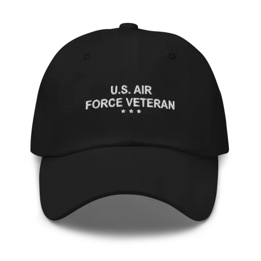 Air Force Veteran Classic Cap — Black